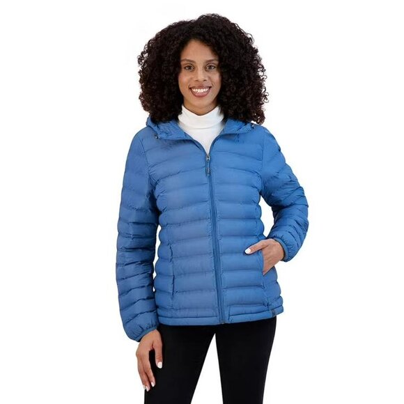 ZEROXPOSUR Women's Brianna Packable Jacket Size 1X In Seaport - Picture 1 of 9